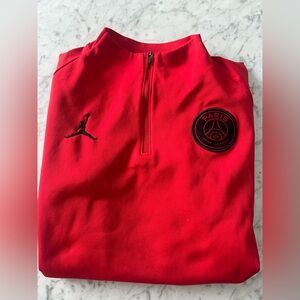 Nike Red Paris Quarter-Zip Pullover